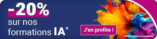 -20% sur nos formations en intelligence artificielle*